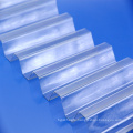 PC transparent polycarbonate corrugated plastic roofing sheet from China directly Manufactory